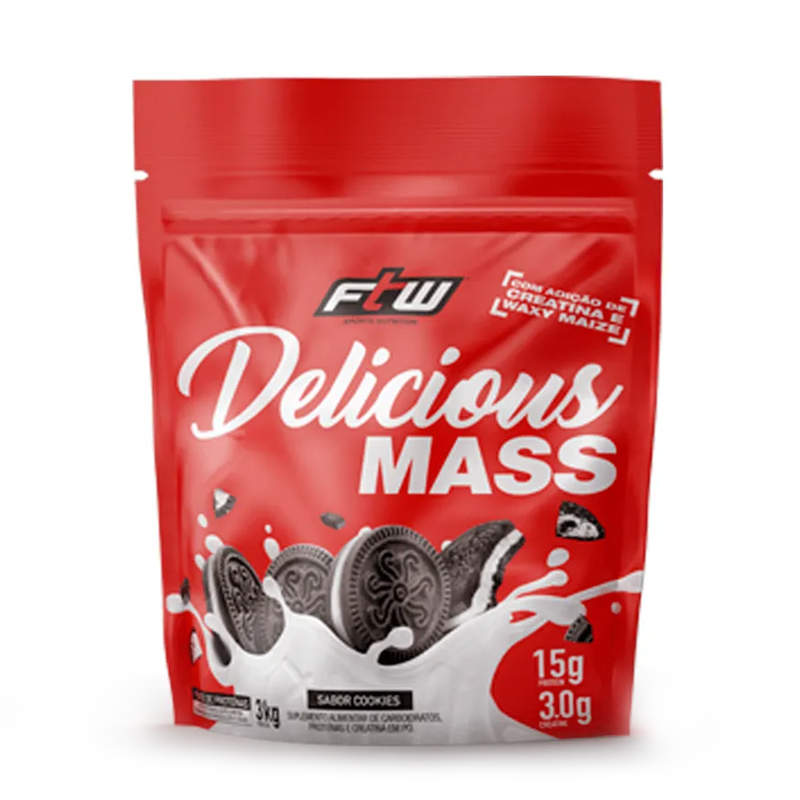 FTW - Hipercalórico Delicious Mass Cookies 3kg